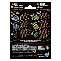 Beyblade X Circle Ghost 4-60LR UX & Hack Viking 4-55O UX Dual Pack Set