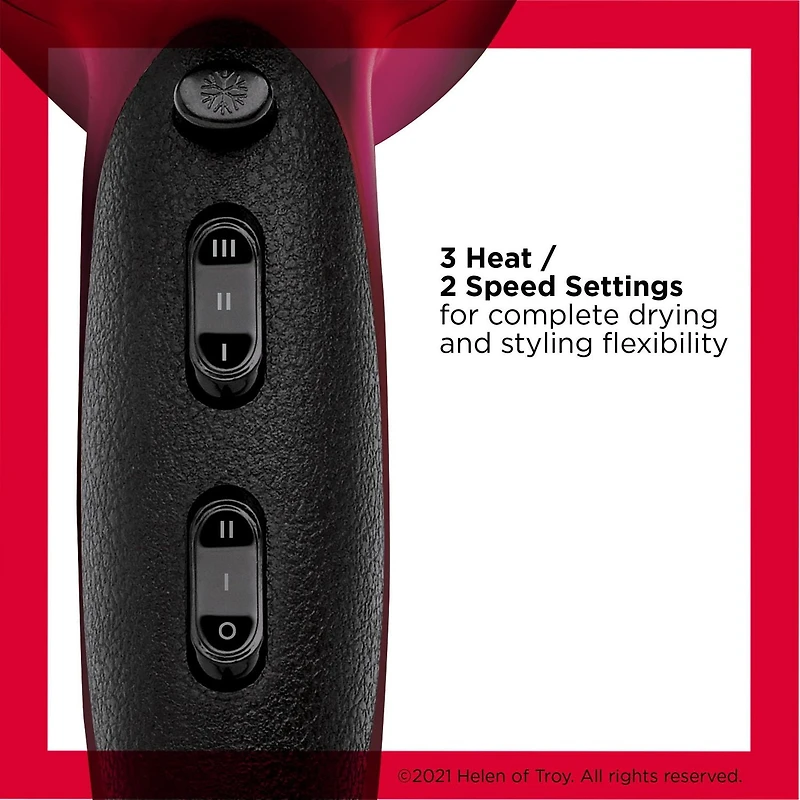 Revlon Perfect Heat® Frizz Fighter Fuchsia Hair Dryer