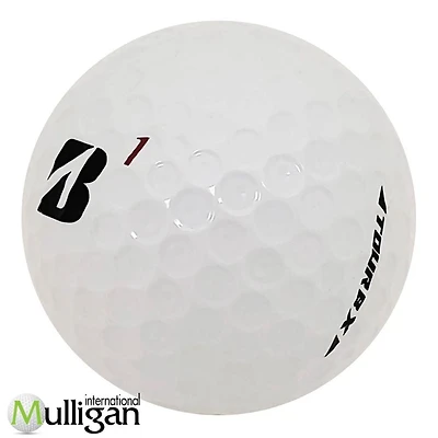 Mulligan - 48 balles de golf récupérées Bridgestone Tour B X (B) 5A, Blanc