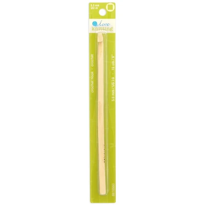 LOVE KNITTING 15 cm (6 in) Bamboo Crochet Hook, 15 cm (5.9 in), 5.5 mm (0.22 in)
