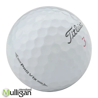 Mulligan - 12 balles de golf récupérées Titleist Pro V1x générations antérieurs 4A, Blanc