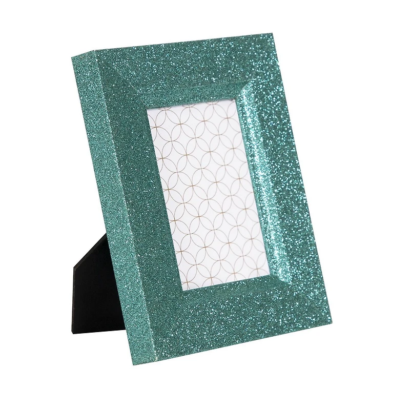 Sparkle Mini Frame with 2.5 x 3.5in Photo Opening Teal