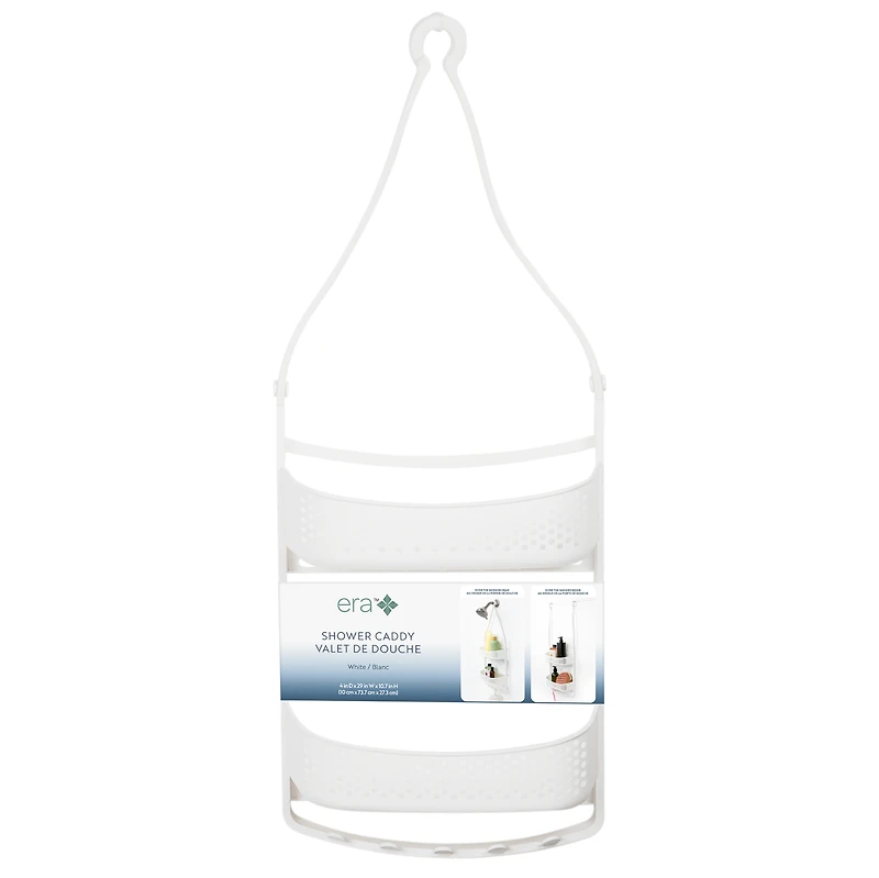 Era Sway Shower Caddy White 10.75x27in