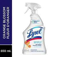 Lysol Simply™ All Purpose Cleaner,Multi-surface cleaner trigger, Orange Blossom, 650 mL