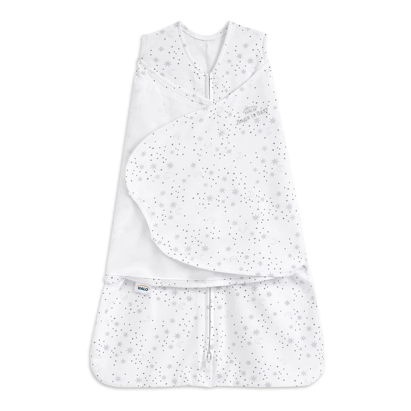 Couverture à Emmailloter HALO® SleepSack® - Coton - Midnight Moons-Grey PT