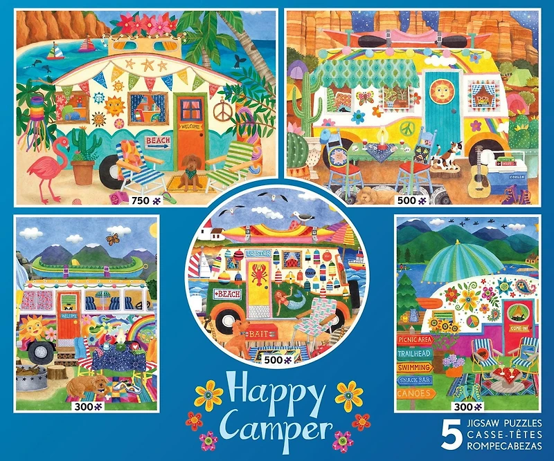 STEPHEN PETERSON JONES - HAPPY CAMPER - 5 EN 1 MULTIPACK