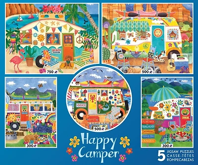 STEPHEN PETERSON JONES - HAPPY CAMPER - 5 EN 1 MULTIPACK