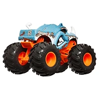 Hot Wheels Monster Trucks, Oversized Monster Truck in 1:24 Scale, Rhinomite