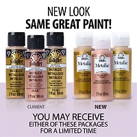 Folkart Métallique peinture acrylique rose, 59 ml
