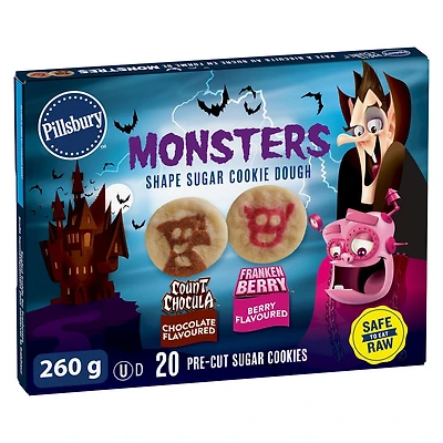Pillsbury Ready to Bake™ Monsters Shape Sugar Cookie Dough