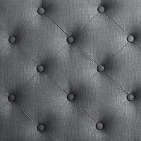 Aubrey Charcoal Square Tufted Ottoman