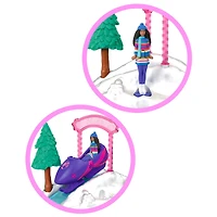 Barbie Mini Barbie Land Collectible Playsets with 1.5-Inch Doll and Interactive Play Areas for Storytelling Fun