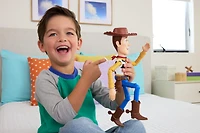 Disney and Pixar Toy Story 5 Running Woody 12 Inch Figure, Action Move, 50+ Sounds French & English