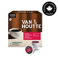 Van Houtte Mélange de la Maison Original, Torréfaction Moyenne, Capsules de Café K-Cup