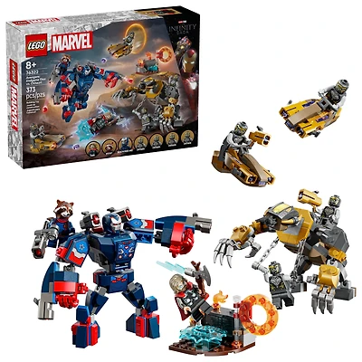 LEGO Marvel Avengers: Endgame Thor vs. Chitauri Building Toy - Pretend Playset W/ 7 Toy Minifigures for Boys & Girls, Ages 8+ - Super Hero Building Blocks for Kids - Gift Idea for Birthdays - 76322