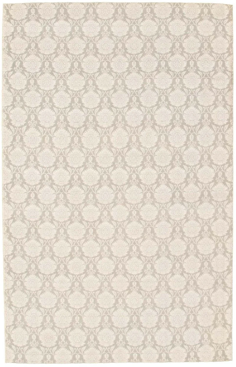 ECARPETGALLERY 5'0" x 7'7"  Floral Collage Handmade Area Rug for Living Room, Dining Room and Bedroom in Grey