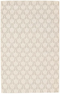 ECARPETGALLERY 5'0" x 7'7"  Floral Collage Handmade Area Rug for Living Room, Dining Room and Bedroom in Grey