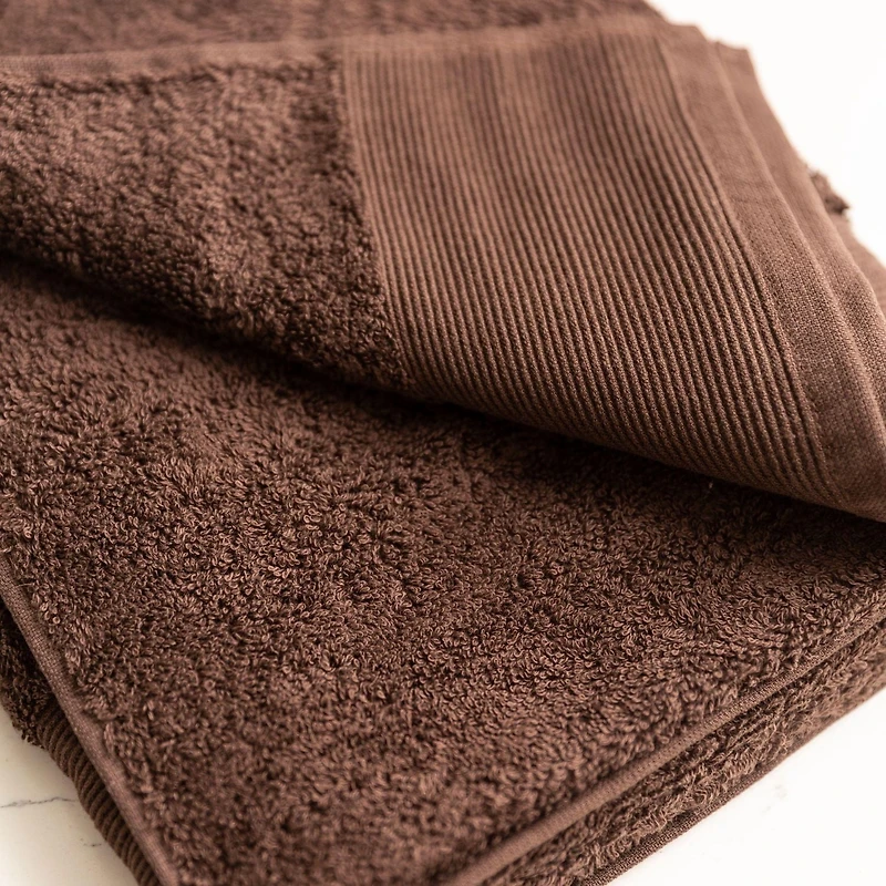 Ensemble de 2 serviettes de bain en coton à torsion zéro 600 GSM Camelot