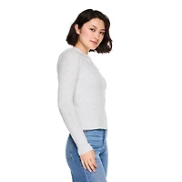 Haut à capuchon zippé sur la longueur No Boundaries pour femmes