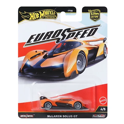 Hot Wheels Premium Car Culture Eurospeed McLaren Solus GT 1:64 Scale Collectible Toy Vehicle