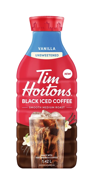 Tim Hortons Prêt à Boire Café Glacé Noir Vanille 1.42L