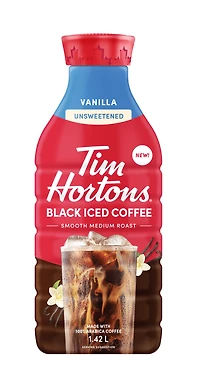 Tim Hortons Prêt à Boire Café Glacé Noir Vanille 1.42L