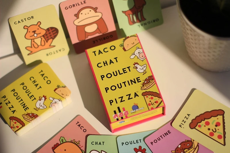 Taco Cat Goat Cheese Pizza Card Game , Fun Card Game from Blue Orange! Ages 8+, 10-15 Minutes to Play, 2-8 Players