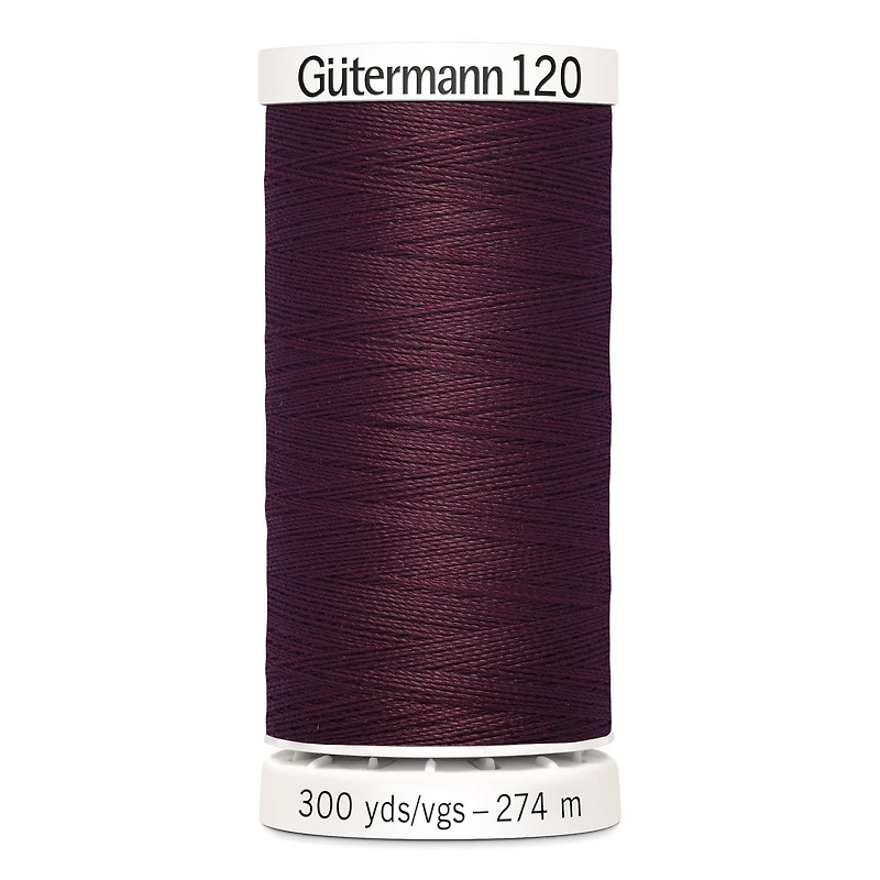 GÜTERMANN 120 Sew-All 100% Polyester Thread Spool, 274 m (300 yd)