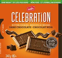 Celebration 45% Chocolate Top Butter Cookies