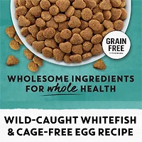 Beyond Grain Free Wild-Caught Whitefish & Free Run Egg Recipe, Dry Cat Food 1.36kg