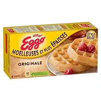 EGGO Thick & Fluffy Original Belgian Waffles, 330g (6 waffles), 330g