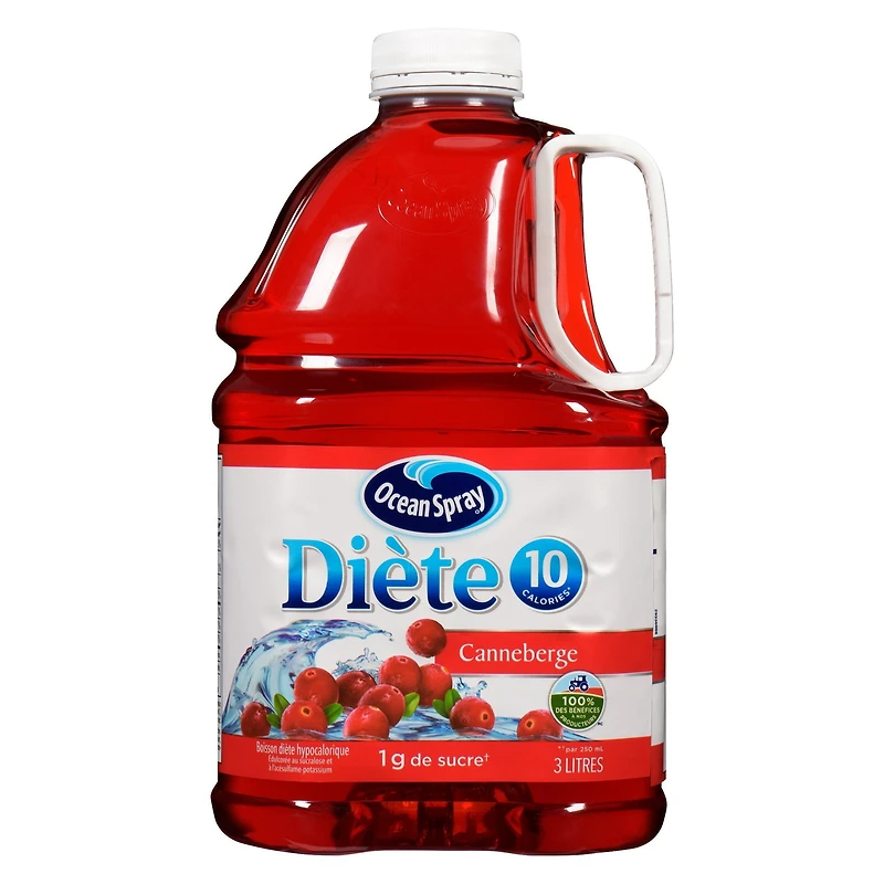 Ocean Spray Diète Canneberge Boisson Faible en Calories 3L