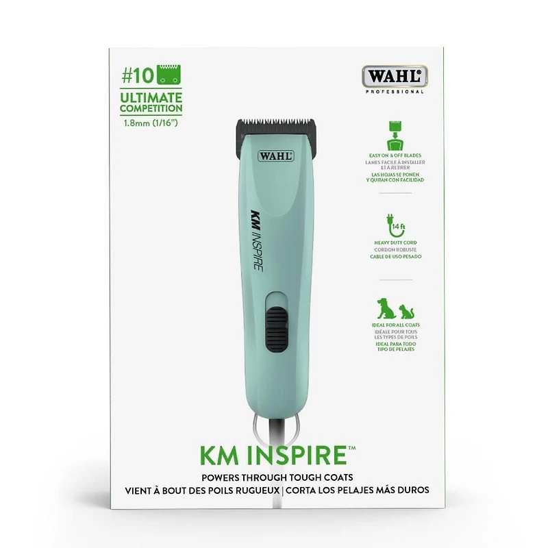 Wahl KM Inspire Tondeuse filaire pour animaux, moteur sans balais puissant, changement de lame facile, conception légère pour toutes les couches – Modèle – 59183