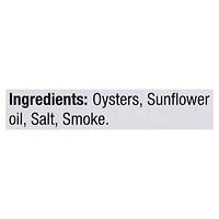 Clover Leaf Hardwood Smoked Oysters in Sunflower Oil 85g. ASC Certified. High in Protein. Canned Seafood. Gluten Free.