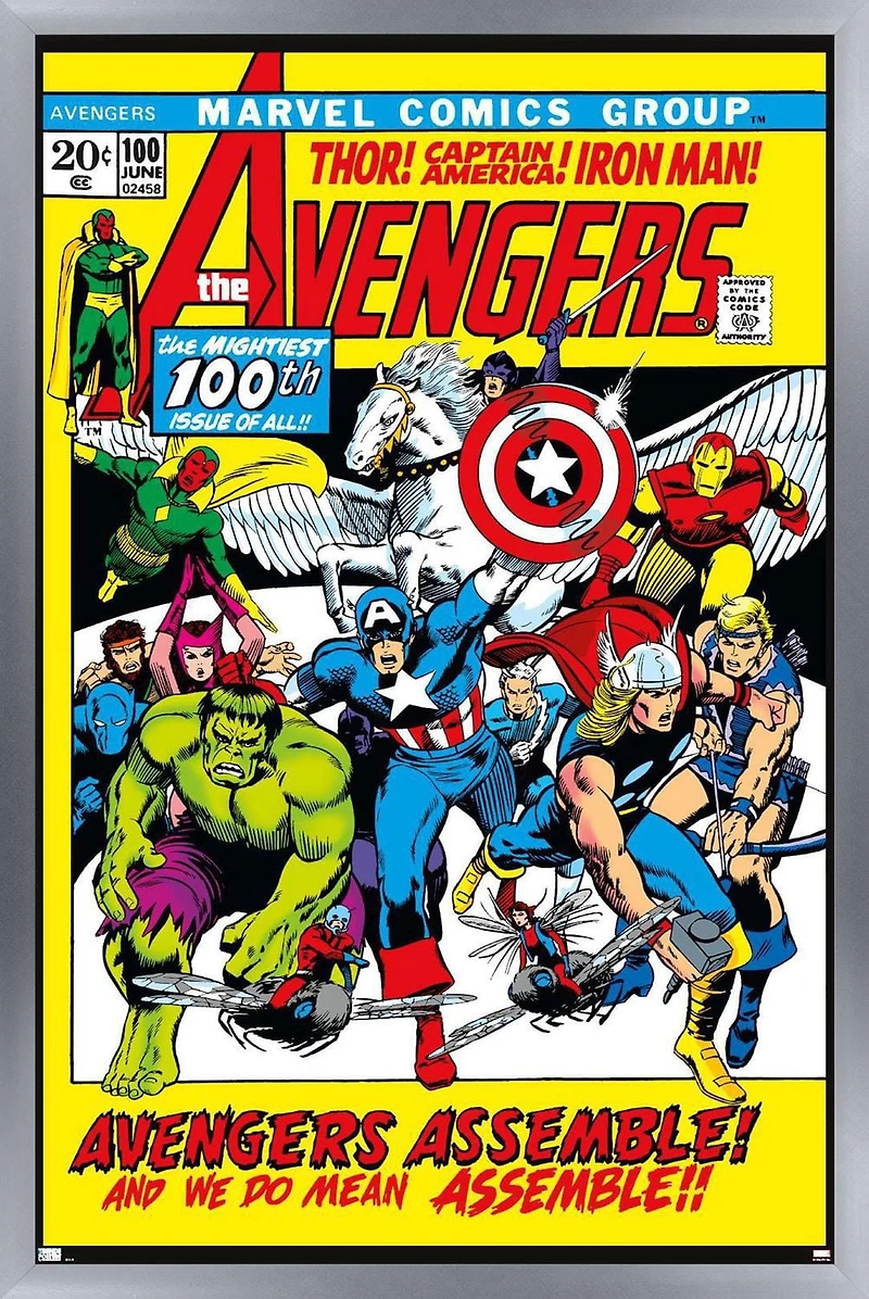 Marvel Comics - Avengers #100 Wall Poster