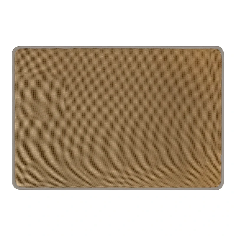 Better Homes & Gardens Signature Soft Cotton Memory Foam Bath Rug, Soft Silver, 20" x 34"