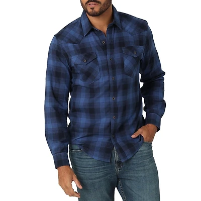 Wrangler Long Sleeve Plaid Shirt