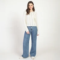 Bloom Girl Crochet Sweater Sizes XS-XL