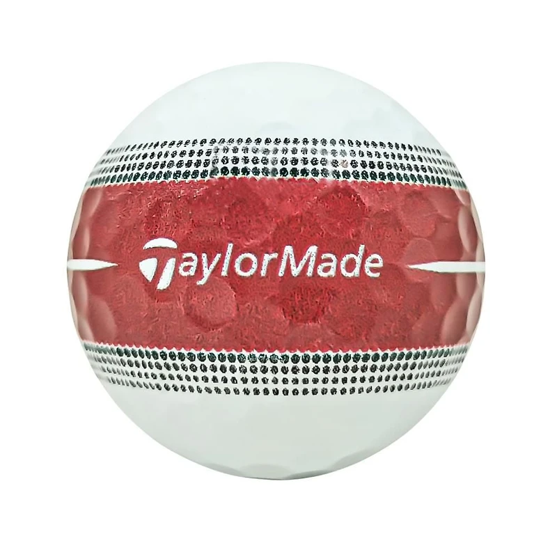 Mulligan - 36 Taylormade Tour Response Stripe 5A Mint Recycled Used Golf Balls, Red