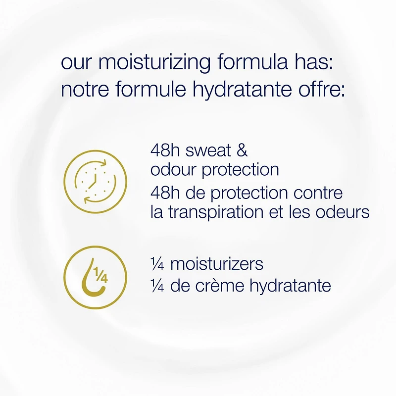 Dove Antisudorifique en Bâton Poudre pour Femme Protection 48 H, 74 g