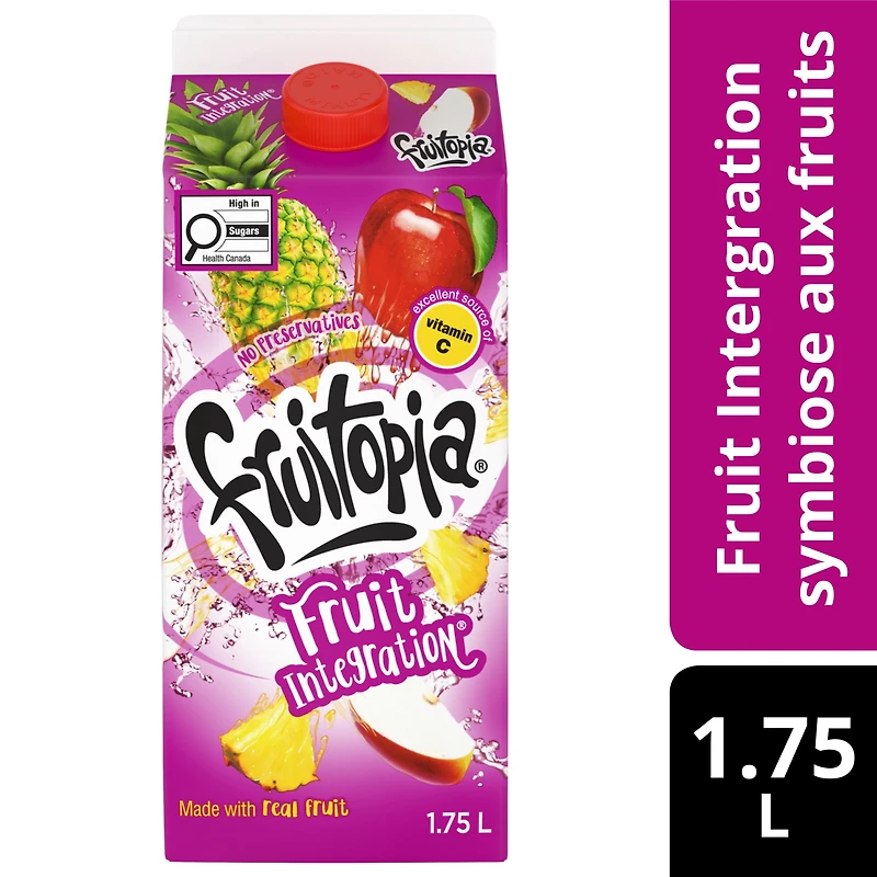 Fruitopia Intégration de Fruits, 1.75 Litres