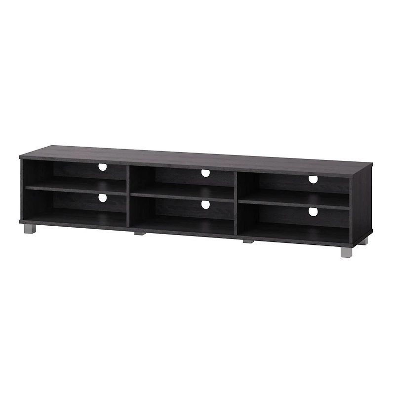 CorLiving Hollywood Modern TV Stand with Open Adjustable Shelves for Most TVs up to 85 inch