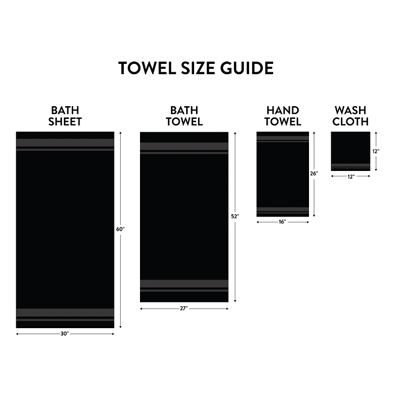 Mainstays Basics Solid Bath Towel