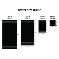 Mainstays Basics Solid Bath Towel