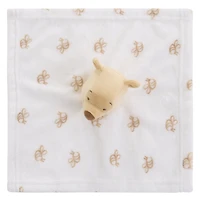 Winnie l'Ourson Couverture de Sécurité en Peluche, Nourrisson Unisexe, Ivoire et Or