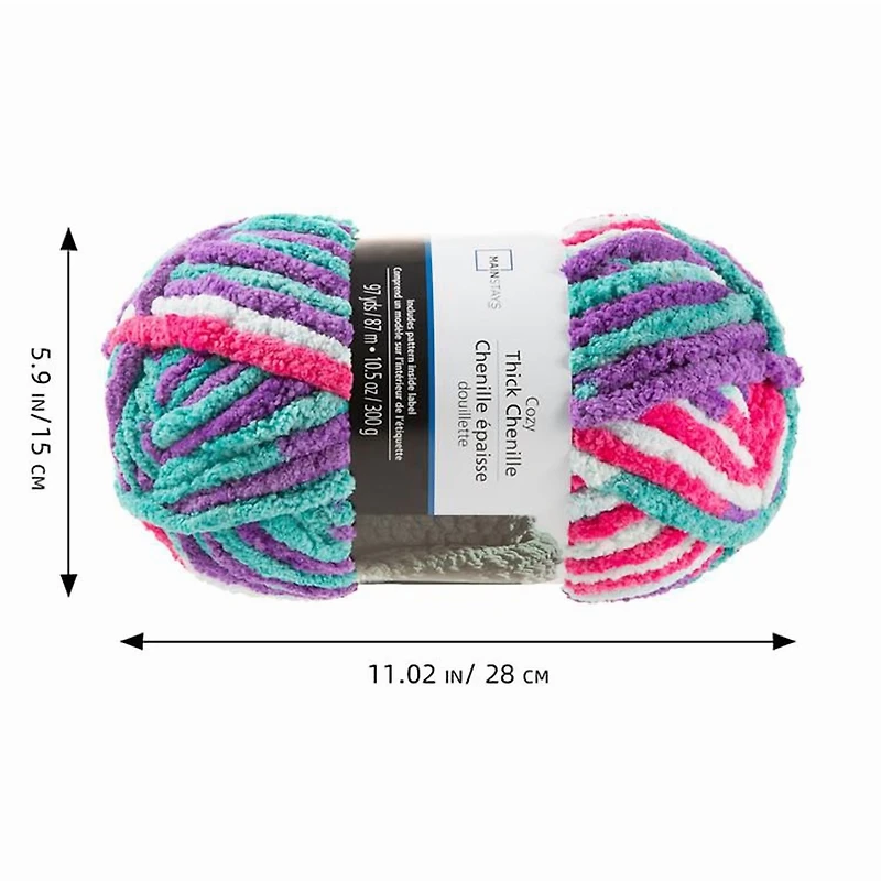 Mainstays  thick chenille yarn