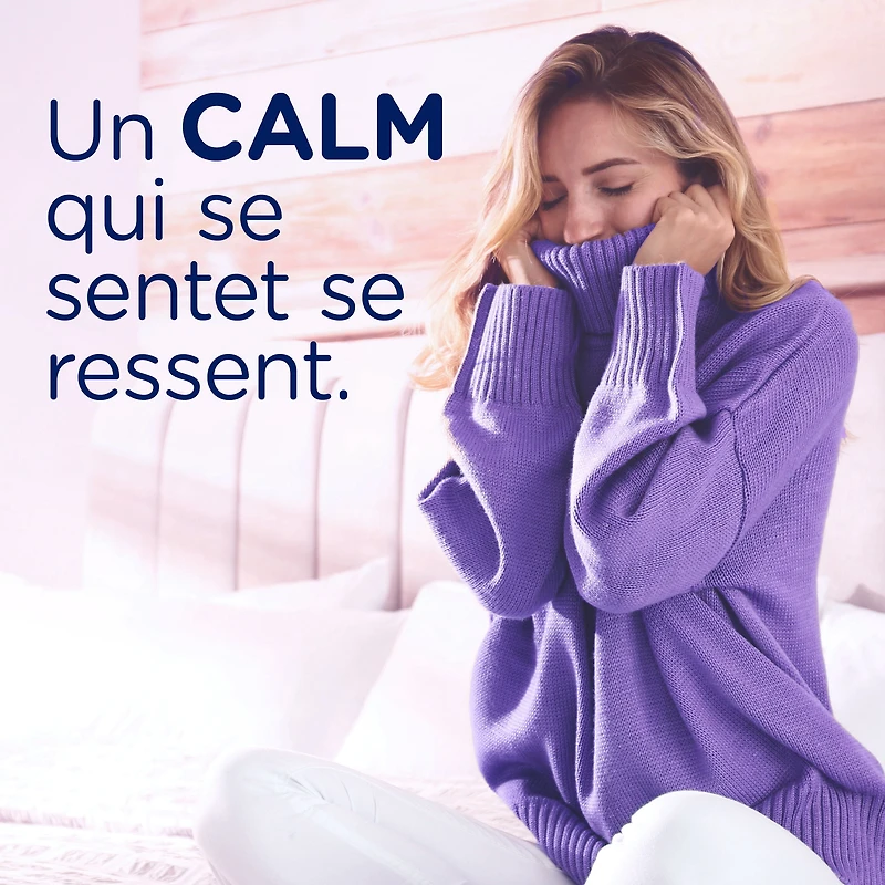 Downy CALM, Mega Dryer Sheets, Laundry Fabric Softener, Lavender and Vanilla Bean 120CT