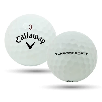 Mulligan - 12 Callaway Chrome Soft 2024 Pristine  Recycled Used Golf Balls