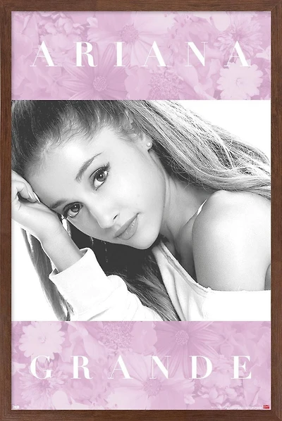 Ariana Grande - Floral Wall Poster