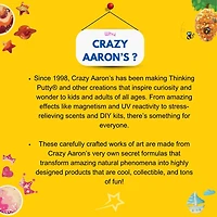 Chaton curieux de mastic de 3,5 pouces de Crazy Aaron's